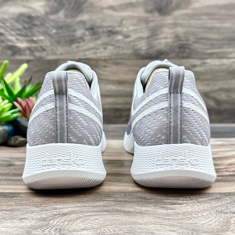 NIB Dansko Sky Mesh 40 9.5-10 Lilac Lace Up Walking Sneakers - Picture 7 of 12